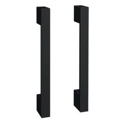 Apollo2 605mm Gloss Grey Compact Wall Hung Vanity Unit w. Matt Black Handles 5 Apollo2 605mm Gloss Grey Compact Wall Hung Vanity Unit w. Matt Black Handles -Cloakroom Vanity Units Shop APC2GWH6MB d2 460