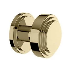 Burlington Chalfont 1000mm Blue Single Drawer Double Basin Unit with Gold Handles -Cloakroom Vanity Units Shop CHKGOLD 460