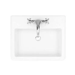 Chatsworth Traditional White 560mm Wall Hung Vanity -Cloakroom Vanity Units Shop CWH560WHT n d5 460