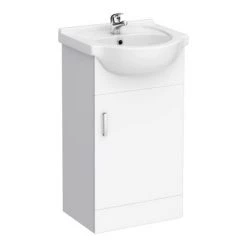 Cove White 450mm Small Vanity Unit