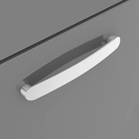 Brooklyn 1205mm Gloss Grey Double Basin 4 Drawer Vanity Unit 3 Brooklyn 1205mm Gloss Grey Double Basin 4 Drawer Vanity Unit - Image 3