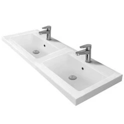 Brooklyn 1205mm Gloss Grey Double Basin Vanity Unit 6 Brooklyn 1205mm Gloss Grey Double Basin Vanity Unit -Cloakroom Vanity Units Shop DBFS12GG d2 460
