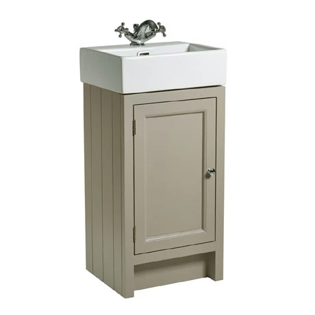 Roper Rhodes Hampton Cloakroom Unit & Basin - Mocha 1 Roper Rhodes Hampton Cloakroom Unit & Basin - Mocha