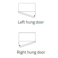 Miller New York Wall Hung Countertop Basin Unit - White - 400mm inc. Basin -Cloakroom Vanity Units Shop Hinged LNNN 460