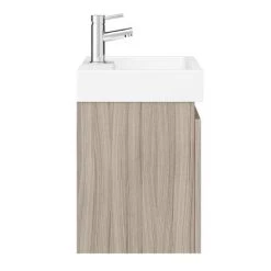 Milan Juno 500 x 360mm Driftwood Wall Hung Vanity Unit -Cloakroom Vanity Units Shop JN5DW n d5 460