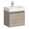 Milan Juno 500 x 360mm Driftwood Wall Hung Vanity Unit