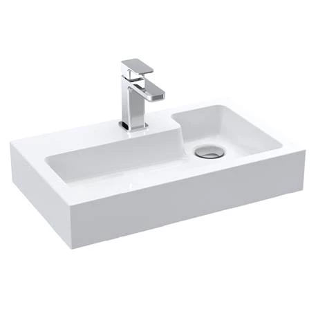 Milan Juno 500 x 360mm Gloss White Wall Hung Vanity Unit 3 Milan Juno 500 x 360mm Gloss White Wall Hung Vanity Unit - Image 3