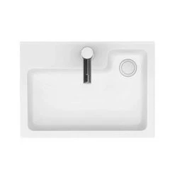 Milan Juno 500 x 360mm Black Wall Hung Vanity Unit -Cloakroom Vanity Units Shop JN5HB n d6 460