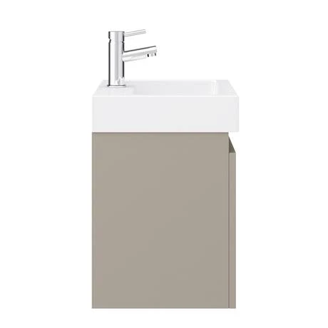 Milan Juno 500 x 360mm Stone Grey Wall Hung Vanity Unit 6 Milan Juno 500 x 360mm Stone Grey Wall Hung Vanity Unit - Image 6