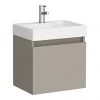 Milan Juno 500 x 360mm Stone Grey Wall Hung Vanity Unit