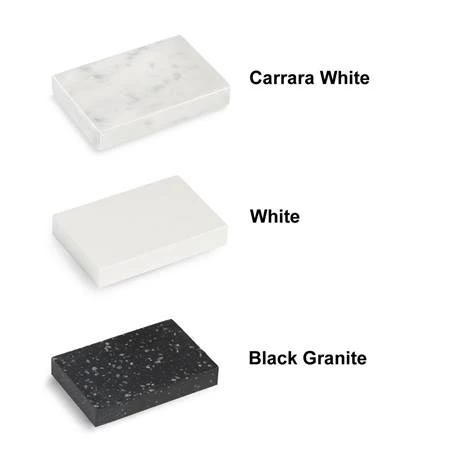 Burlington 130 4-Drawer Vanity Unit & Minerva Worktop with Double Basin - Matt White 2 Burlington 130 4-Drawer Vanity Unit & Minerva Worktop with Double Basin - Matt White - Image 2