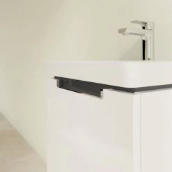 Villeroy and Boch Subway 2.0 Glossy White 450mm Wall Hung 1-Drawer Vanity Unit 6 Villeroy and Boch Subway 2.0 Glossy White 450mm Wall Hung 1-Drawer Vanity Unit -Cloakroom Vanity Units Shop SBGW440 D2 460
